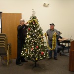 Putting up the Christmas tree