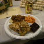 Dinner was pretty good.