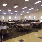 Sunday morning: the set up crew is just getting started