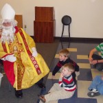 The children were excited to see Sankt Nikolaus