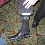 Traditional sock photo - sadly no Guinness was served tonight.