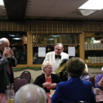 There seems to be a lot of empty beer glasses at that table...