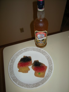 Cookies and aquavit