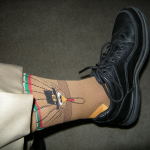 Traditional Thanksgiving sock photo