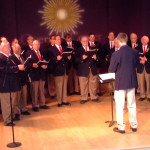 On stage in the Rotunda Room