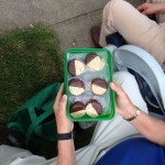 Victory cookies to celebrate the Kommers win. Thanks Sharon!