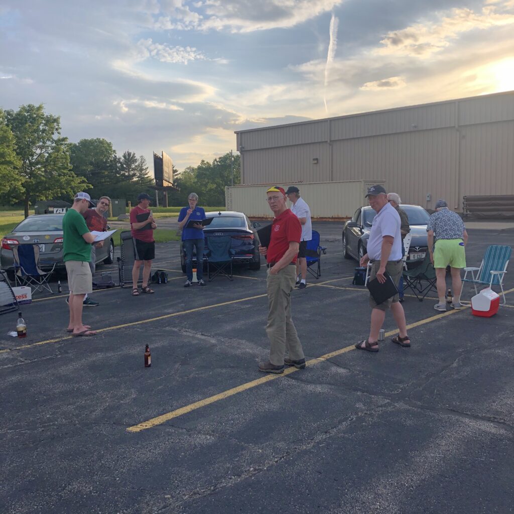 Singing in the Turner Hall parking lot