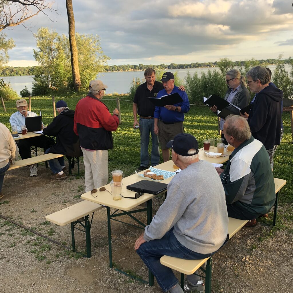 Singing at Olbrich Park