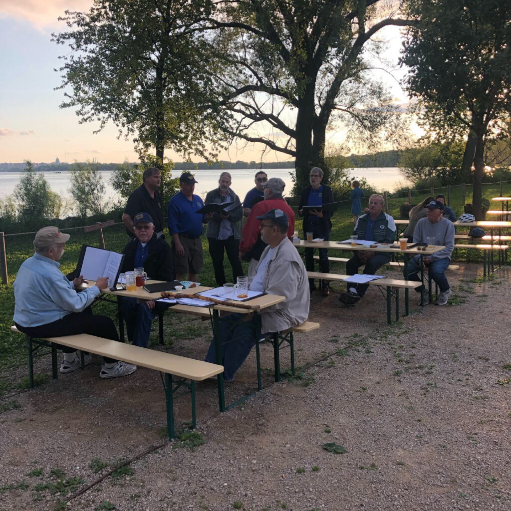 Singing at Olbrich Park