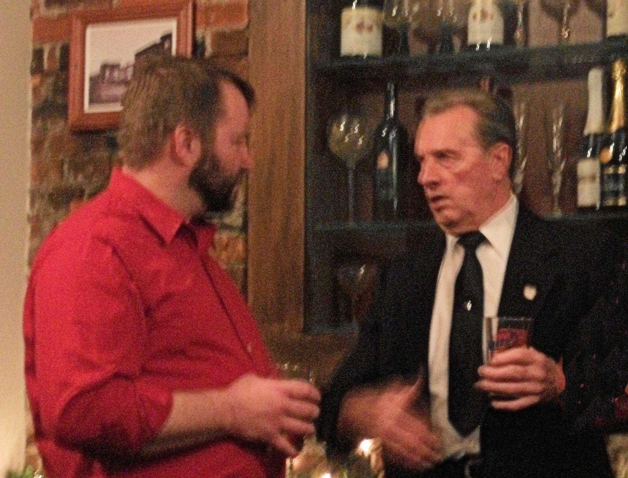 Newest member, Jim Schmidt (on left) and Associate Member Erwin Jabs